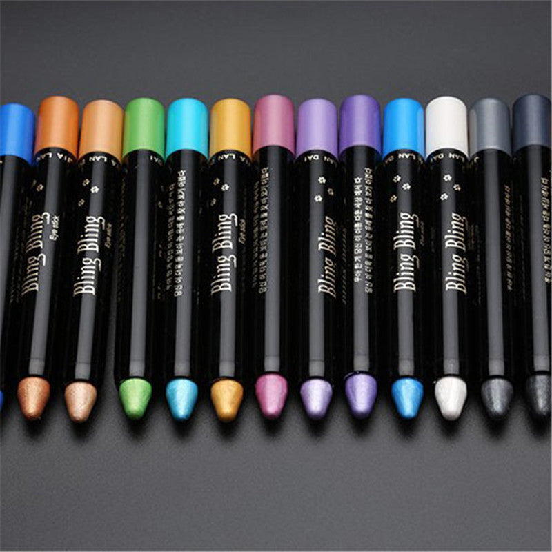 Pearlescent Gel Pen 15 Color Eye Shadow Pen