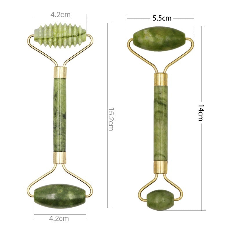 3-In-1 Jade Roller And Gua Sha Set,