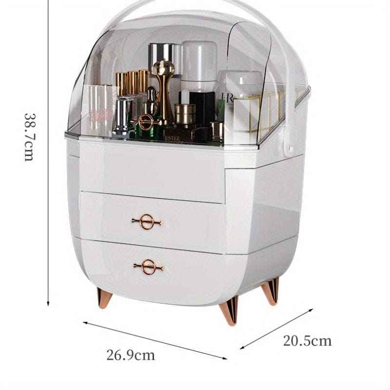 Light luxury cosmetics storage box