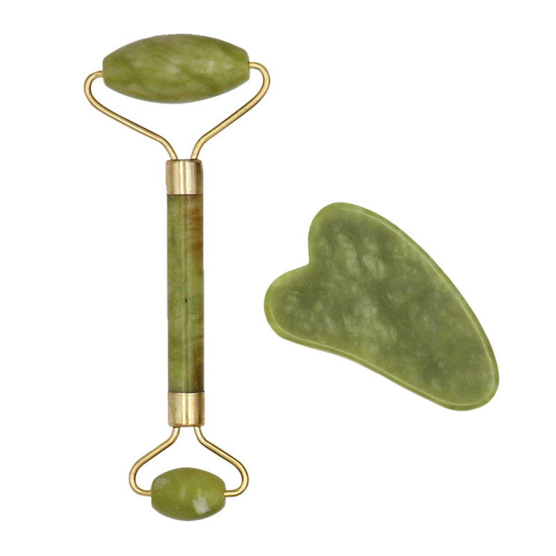 3-In-1 Jade Roller And Gua Sha Set,