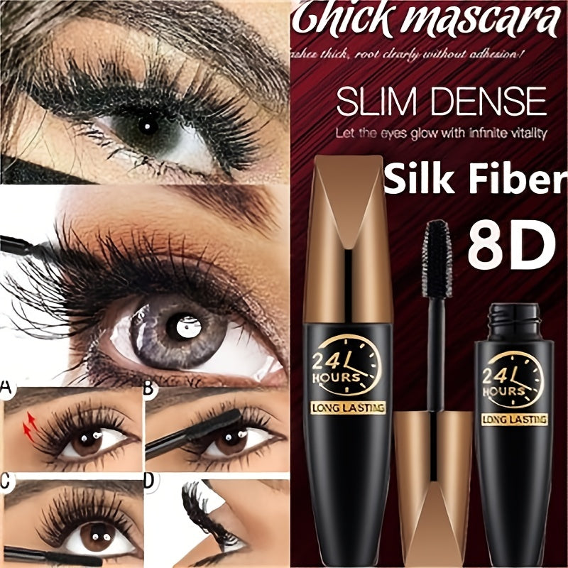 1Pcs 8D Silk Fiber Lash Mascara Waterproof Mascara For Eyelash