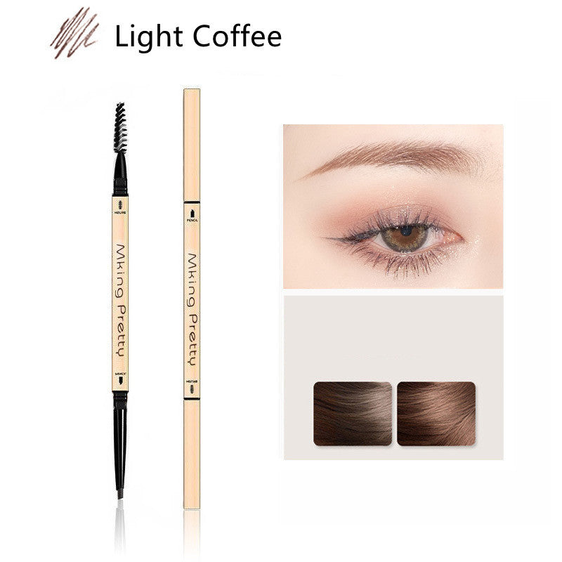 Double-headed Triangle Ultra-fine Double-headed Eyebrow Pencil