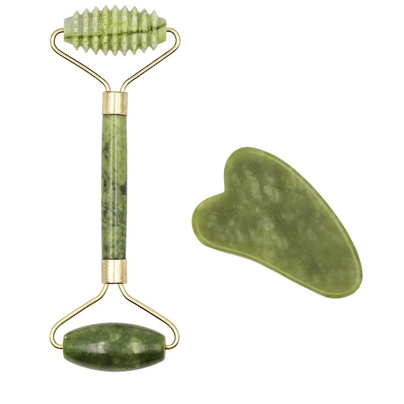 3-In-1 Jade Roller And Gua Sha Set,