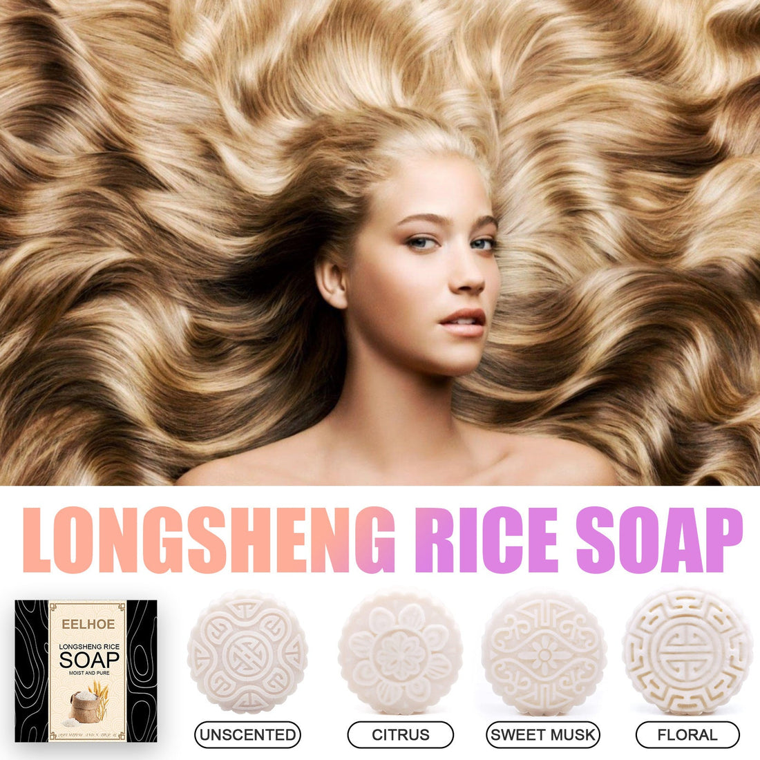 Water Soap Shampoo Soap Nourishes Frizz, Conditioner And Softens Hair