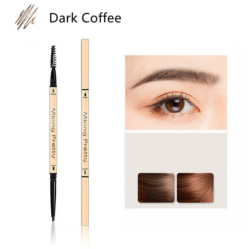 Double-headed Triangle Ultra-fine Double-headed Eyebrow Pencil