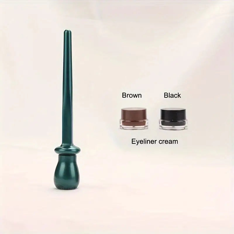 Reusable Silicone Eyeliner Brush for Precise Application