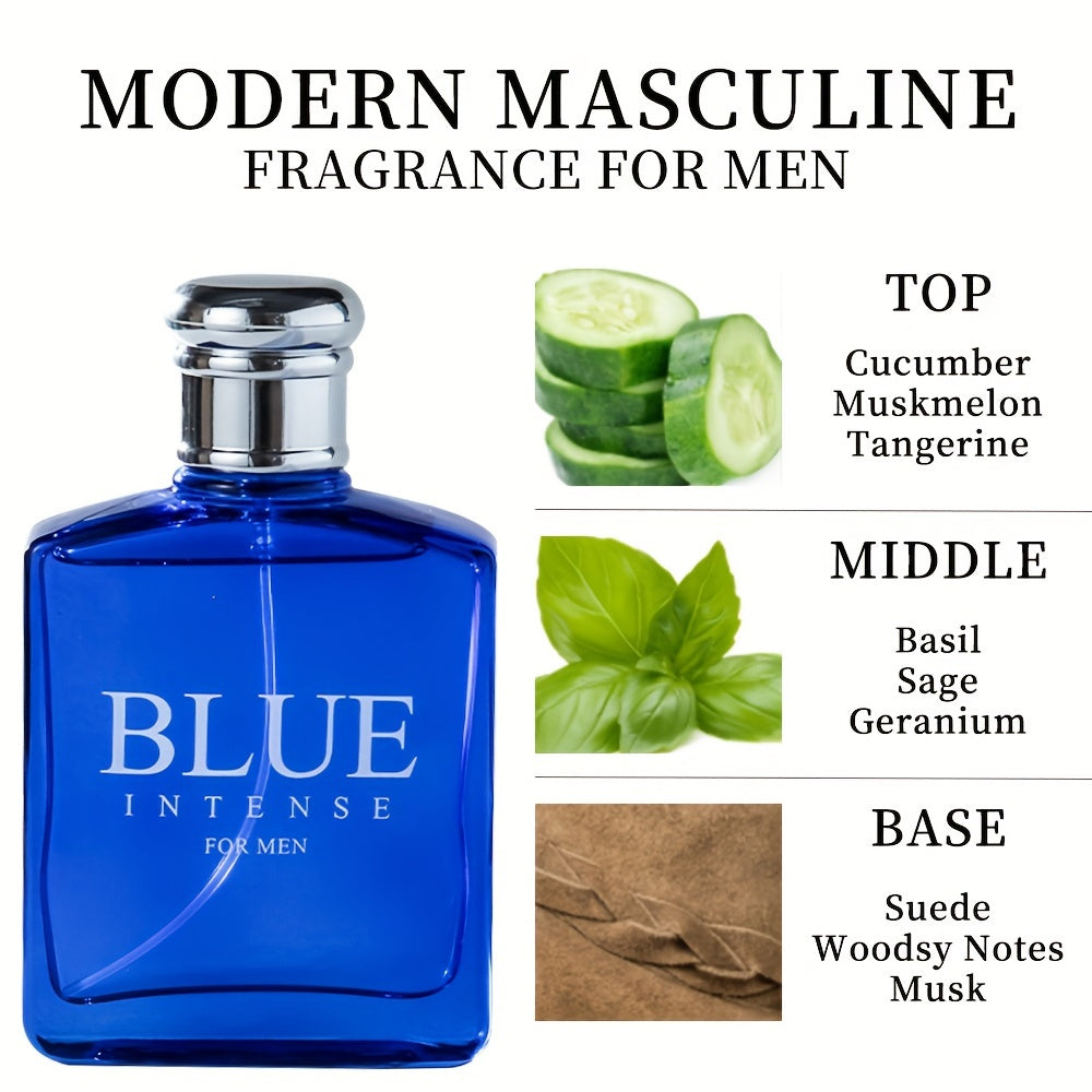 3.4fl Oz Men's Eau De Toilette Spray, Long-Lasting Perfume