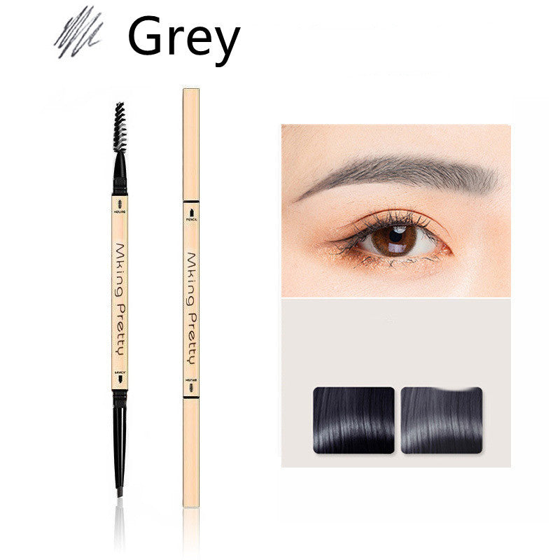 Double-headed Triangle Ultra-fine Double-headed Eyebrow Pencil