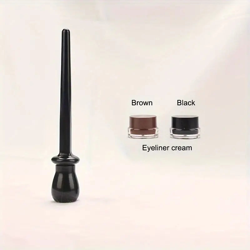 Reusable Silicone Eyeliner Brush for Precise Application