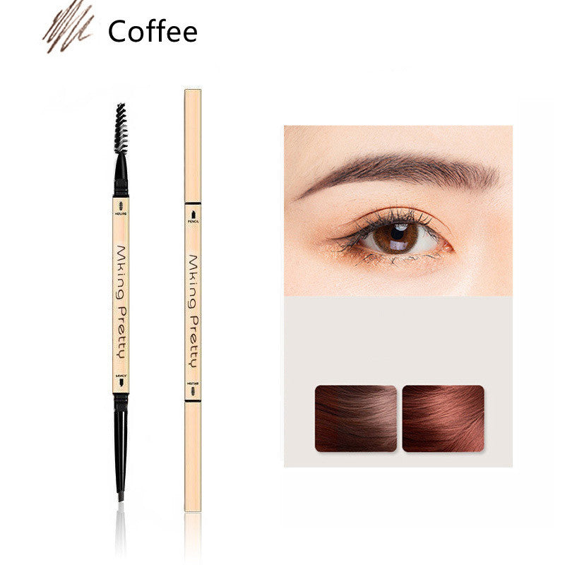 Double-headed Triangle Ultra-fine Double-headed Eyebrow Pencil