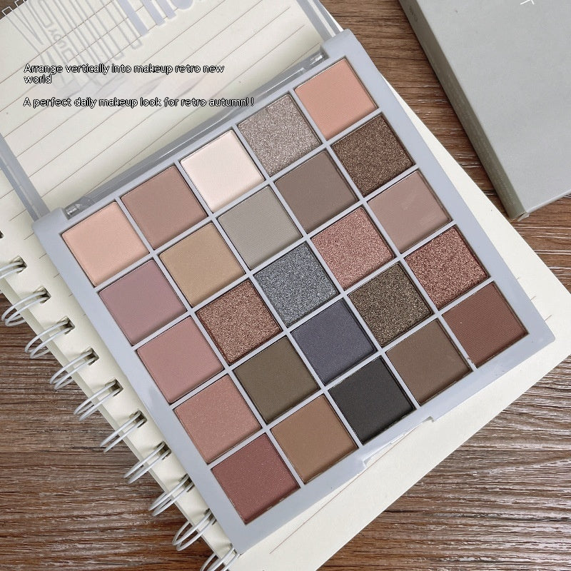 25 Colors Earthy Brown Makeup Eyeshadow Palette